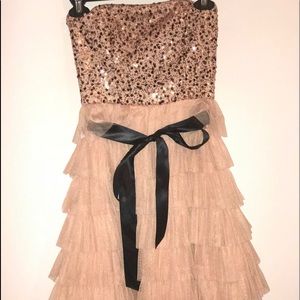 Juniors Pageant/formal dance strapless mini dress